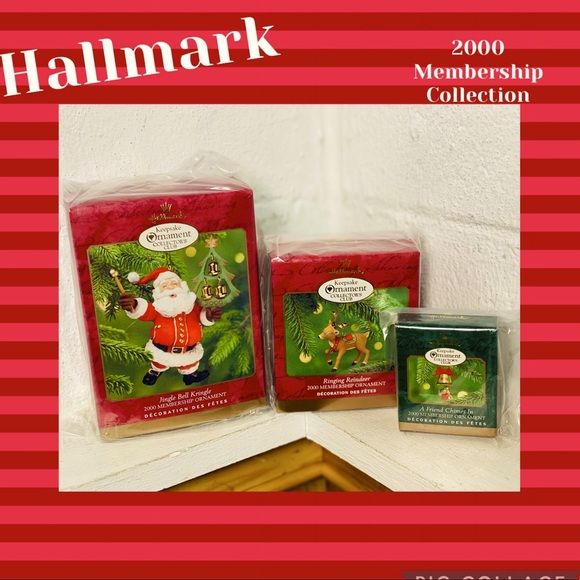 Hallmark Other - Vintage Hallmark Keepsake Ornament Collector’s Club 2000